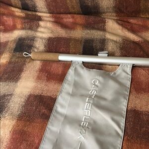 Cast Le Flex Silver and Wood Handle Flag
